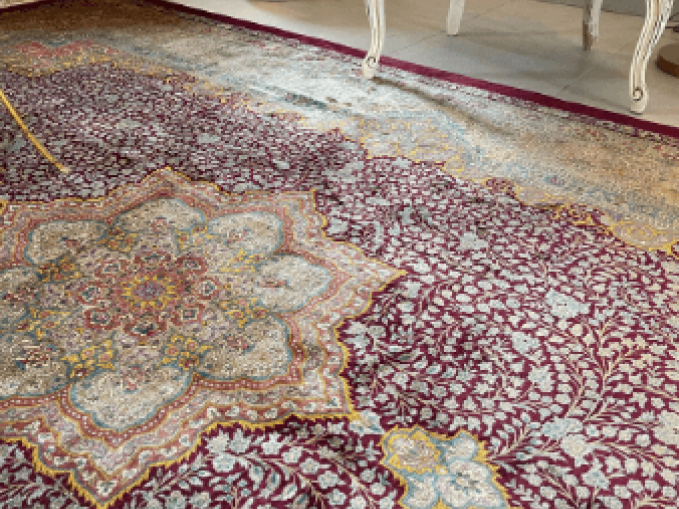 Vantyghem Fashionable Flooring handgeknoopt klassiek tapijt zuivere zijde op zijde Ghoum soie Iran