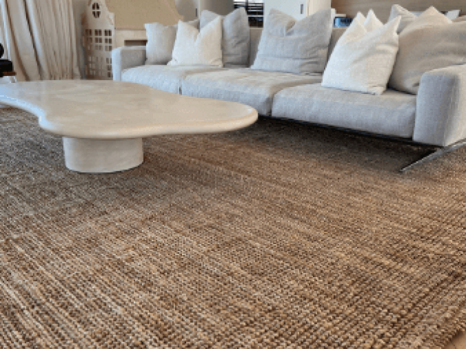 Vantyghem Fashionable Flooring carpet handknotted jute natural
